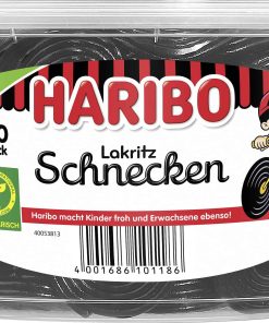 Haribo Lakritz Schnecken 1,5 kg Dose