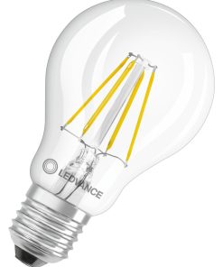 Osram® Filament LED Glühbirne, Leuchtmittel E27 4W = 45 Watt 470 Lumen 2700K warmweiß Winkel 300ºLänge 105 mm