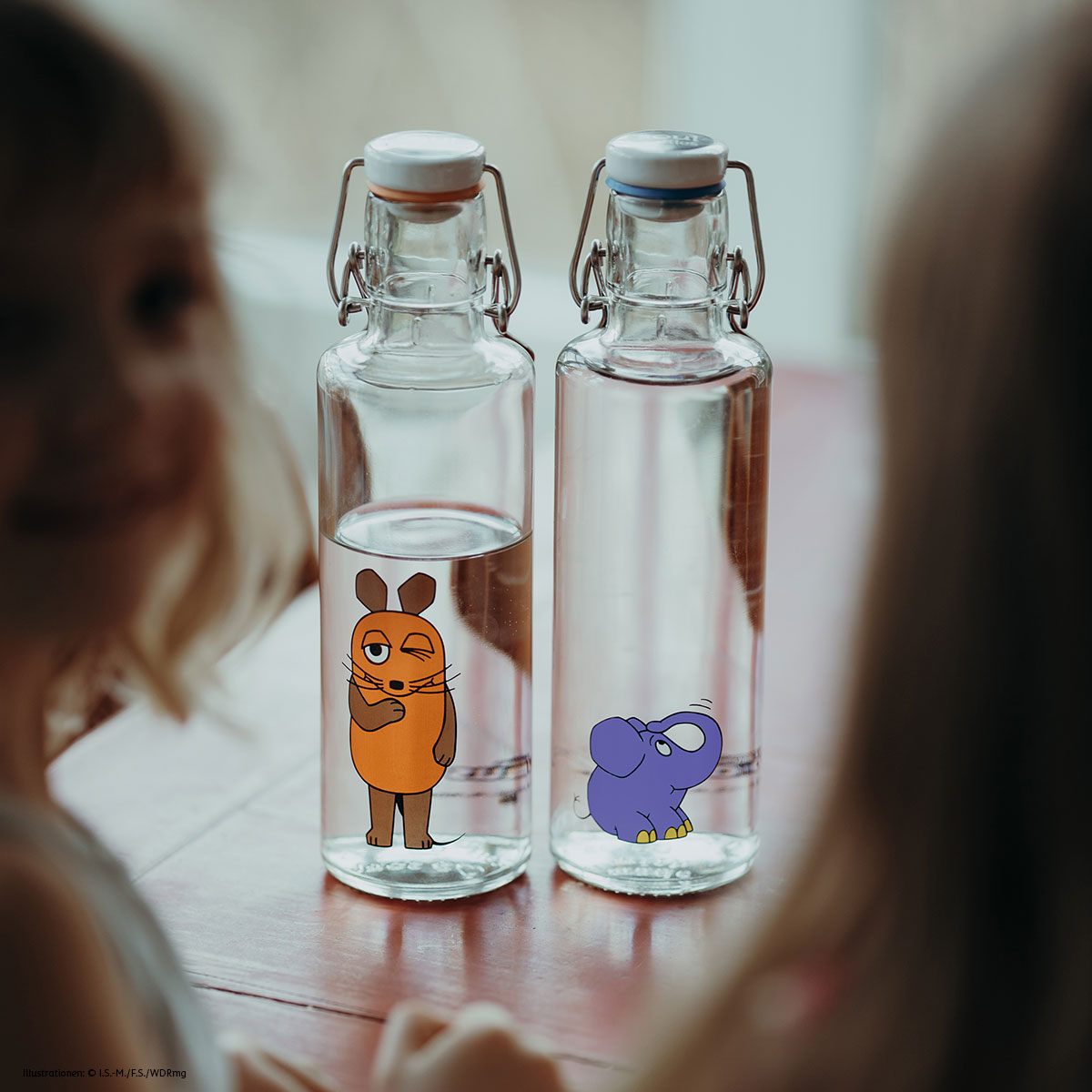 SOULBOTTLE – 0.6L – Trinkflasche aus Glas – „Der Elefant“ – Bild 4