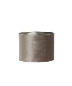 Samt Lampenschirm taupe zylindrisch Light & Living Palata – Ø 30 cm