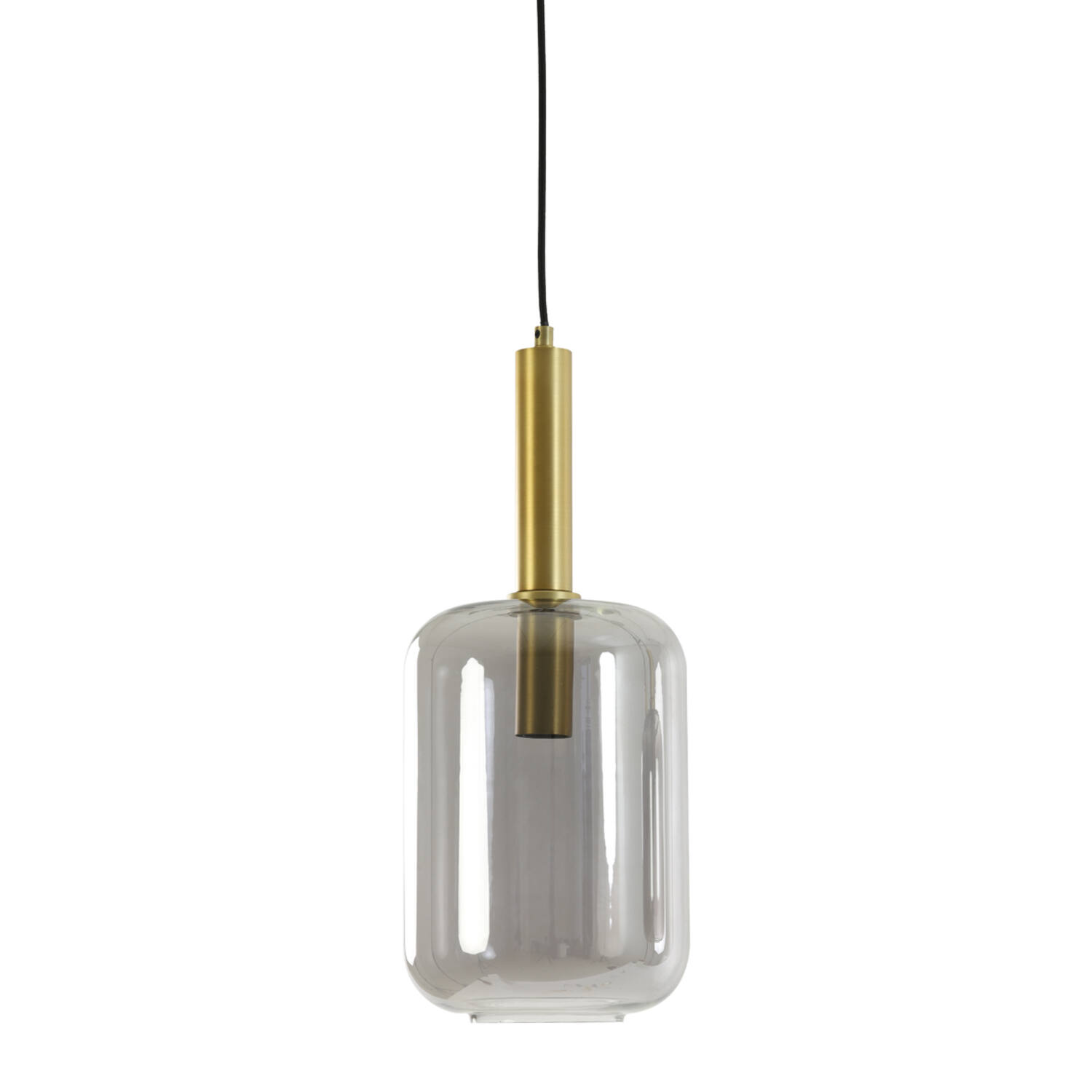 Goldfarbene Glas-Hängelampe Light & Living Lekar – Ø 22 cm