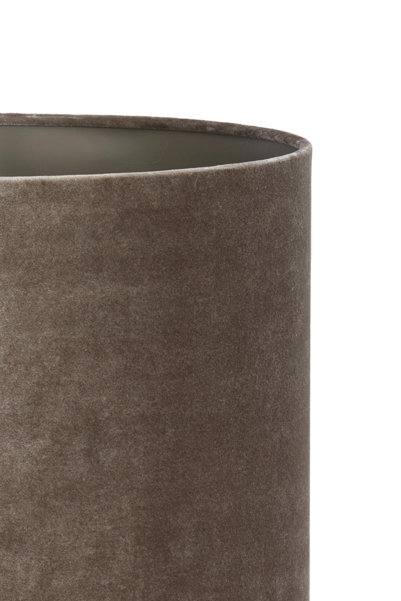 Samt Lampenschirm taupe zylindrisch Light & Living Palata – Ø 30 cm – Bild 3