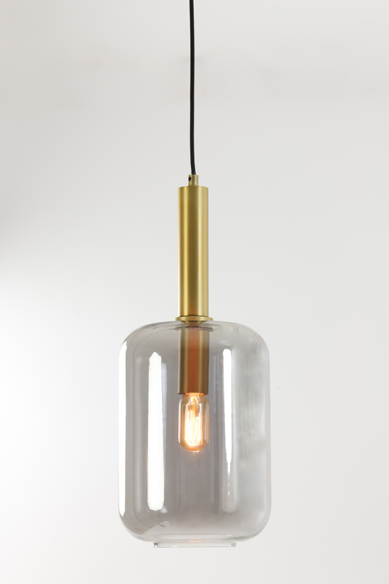 Goldfarbene Glas-Hängelampe Light & Living Lekar – Ø 22 cm – Bild 3