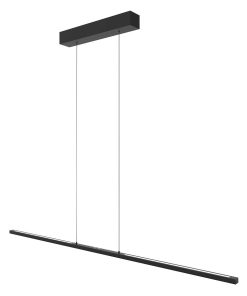 Moderne schwarze Metall-Hängelampe Steinhauer Bande