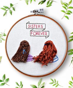Sisters Forever Stickvorlage für Frisuren [Digital]